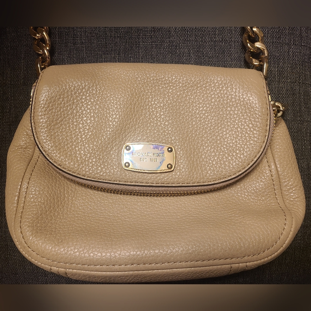 Michael Kors Bedford Small Pebbled Leather Crossbody Bag